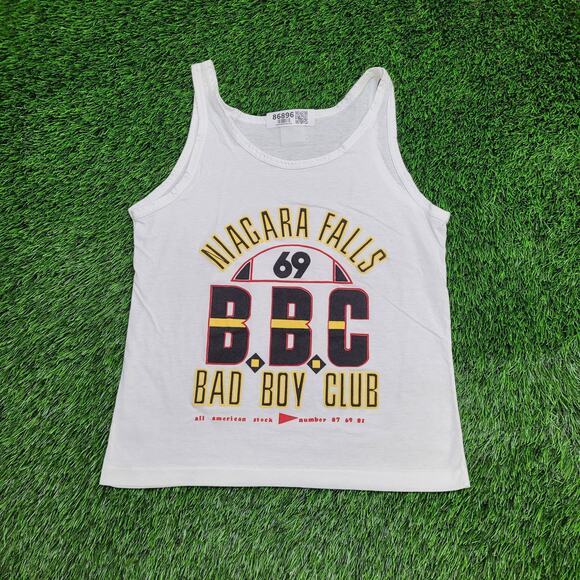 Vintage 1986 Funny BBC Niagara Falls Tank-Top xs/s 18x25 Naughty Adult-Humor - Picture 1 of 10